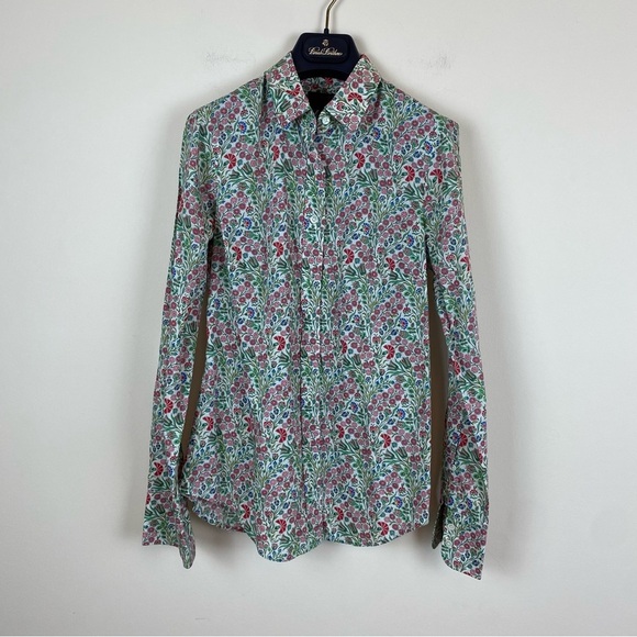 J. Crew x Liberty Perfect Shirt Floral Isborella Print Button Up - Picture 2 of 8
